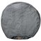 Floppy Dawg Universal Round Dog Bed Replacement Cover Removable and Machine Washable Cover for Donut and Round Beds Extra Large 43W Gray with Gray Top