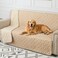 Ameritex Pet Bed Cover Dog Bed Blanket for Sofa and Furniture Waterproof New Pattern Design 52x82 Inch Beige