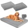 LotuFlor Dog Bed Covers Replacement Washable 100 Waterproof Soft Dog Bed Sheet 2 Pack 36 x 23 S
