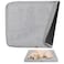 Tivray Dog Bed Cover Washable Replacement Large Dog Bed Sheet with 3Sided Continuous Zipper Waterproof Liner Soft Plush Pet Mattress Fluffy Protector 36x27x3 inch L Cover Only Grey