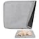 Tivray Dog Bed Cover Washable Replacement Large Dog Bed Sheet with 3Sided Continuous Zipper Waterproof Liner Soft Plush Pet Mattress Fluffy Protector 36x27x3 inch L Cover Only Grey