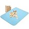 MICROCOSMOS Summer Cooling Mat Sleeping Pad Water Absorption Top Materials Safe Easy Carry EZ Clean Keep Cooling for Pets Kids and AdultsBlue 59 x 40