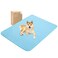 MICROCOSMOS Summer Cooling Mat Sleeping Pad Water Absorption Top Materials Safe Easy Carry EZ Clean Keep Cooling for Pets Kids and AdultsBlue 59 x 40