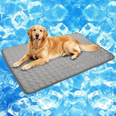 Mannice Pet Cooling Mat XLarge 34 Degree Cooler No Water or Electricity Needed Portable and Foldable Safe for Dogs and Cats NonIrritating Easy to Use