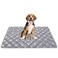 Bubble bear Dog Crate Pad Ultra Soft Washable Crate Mat AntiSlip Kennel Pad for SmallMediumLarge Dogs DarkHued to Hide Stains 36x23