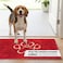 Dog Gone Smart Dirty Dog Doormat Fast Drying Rug with Super Gripper Backing for Clean Floors Super Absorbent and Machine Washable Mat for Muddy Paws Maroon