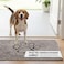 Dog Gone Smart Dirty Dog Doormat Fast Drying Rug with Super Gripper Backing for Clean Floors Super Absorbent and Machine Washable Mat for Muddy Paws Grey