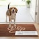 Dog Gone Smart Dirty Dog Doormat Fast Drying Rug with Super Gripper Backing for Clean Floors Super Absorbent and Machine Washable Mat for Muddy Paws Almond