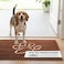 Dog Gone Smart Dirty Dog Doormat Fast Drying Rug with Super Gripper Backing for Clean Floors Super Absorbent and Machine Washable Mat for Muddy Paws Almond