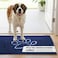 Dog Gone Smart Dirty Dog Doormat Fast Drying Rug with Super Gripper Backing for Clean Floors Super Absorbent and Machine Washable Mat for Muddy Paws Bermuda Blue