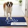 Dog Gone Smart Dirty Dog Doormat Fast Drying Rug with Super Gripper Backing for Clean Floors Super Absorbent and Machine Washable Mat for Muddy Paws Bermuda Blue