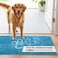 Dog Gone Smart Dirty Dog Doormat Fast Drying Rug with Super Gripper Backing for Clean Floors Super Absorbent and Machine Washable Mat for Muddy Paws Aqua