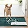 Dog Gone Smart Dirty Dog Doormat Fast Drying Rug with Super Gripper Backing for Clean Floors Super Absorbent and Machine Washable Mat for Muddy Paws Petrol