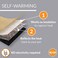 KH Pet Products KH Pet Products SelfWarming Dog Crate Pad Small Self Heated Dog Cat Bed Mat Portable Machine Washable No Electric Needed Adjustable Fit NonSlip Bottom Small 25 X 20in Gray