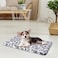 VANKEAN Dog Crate Pad Bed Mat Reversible Cool Warm Sleeping Mat Dog Bed for Crate for Small Dogs and Cats Machine Washable Crate Beds Grey