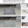 KHONSU PET Dog Bed Mat for Crate 11in Slim Cooling Pad Reversible Flannel Waterproof Canva for Medium Dogs up to 45 lbs Fits 30x20 Basic Crate