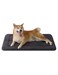 Joydeco Low Profile Dog Crate Mat Reversible Bed Pad Washable Dog Pad Mat with Ultra Soft Fleece Compact Design Kennel Beds Mats for Large Medium Small Pets 35 x 23 Dark Gray