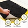Muddy Mat Super Absorbent Door Mat Indoor Microfiber Quick Dry Chenille Entryway Rug NonSlip Front Door Mat Indoor Mats for Entryway Machine Washable Pet Rug Black 24x36