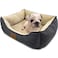 American Kennel Club Orthopedic Circle Stitch Cuddler Pet Bed Gray 25x21x8