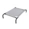 Coolaroo Original Elevated Dog Bed Breathable OffTheGround Pet Bed with Cooling Fabric Joint Relief MoistureResistant Fabric 100 Recyclable Easy Clean Grey Large