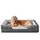 INVENHO Orthopedic Dog Beds Large Sized XL Washable Dog Sofa with EggCrate Foam Waterproof Lining and NonSkid Bottom