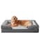 INVENHO Orthopedic Dog Beds Large Sized XL Washable Dog Sofa with EggCrate Foam Waterproof Lining and NonSkid Bottom