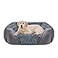 INVENHO Large Dog Bed for Large Medium Small Dogs Rectangle Washable Orthopedic Dog Bed Soft Calming Sleeping Puppy Bed Durable Pet Cuddler with AntiSlip Bottom L30x24x9