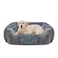 INVENHO Large Dog Bed for Large Medium Small Dogs Rectangle Washable Orthopedic Dog Bed Soft Calming Sleeping Puppy Bed Durable Pet Cuddler with AntiSlip Bottom L30x24x9