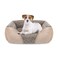 INVENHO Medium Dog Bed for Large Small Dogs Rectangle Washable Orthopedic Soft Calming Durable Pet Cuddler with AntiSlip Bottom M 25x21x8