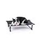 Helinox Elevated Dog Cot Portable Dog Bed for Travel or Camping Medium 355 x 235