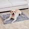 WESTERN HOME Dog Bed for Crate High Resilience Foam Dog Crate Mat Kennel Pad with Soft Wavy Plush Comfortable AntiSlip Washable Bed for Large Medium Small Dogs Cats