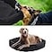 HOMBYS Indestructible Chew Proof Dog Bed for Aggressive ChewersRound Durable Pee Proof Tough Pet Bed for Large DogBlack 20x24x5