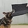 MABOZOO Indestructible Dog Bed Chew Proof Crate Pad Machine Washable Quilted Mat for Aggressive Chewers Durable for Medium Dogs Black Kennel Pad 22x35 in