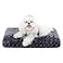 KSIIA Washable Dog Bed Deluxe Plush Dog Crate Beds Comfy Kennel Pad AntiSlip Pet Sleeping Mat for Large Jumbo Medium Small Dogs Breeds 17 x 12 Dark Grey