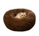 BODISEINT Modern Soft Plush Round Pet Bed for Cats or Small Dogs Mini Medium Sized Dog Cat Bed Self Warming Autumn Winter Indoor Snooze Sleeping Cozy Kitty Teddy Kennel 20 D x 8 H Chocolate
