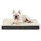 Bedsure Dog Bed Medium Size Dog Comfy Flat Puppy Beds with Removable Washable Cover Orthopedic Egg Crate Foam Pet Mat Suitable for Pet Up to 30 lbs