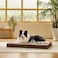Bedsure Dog Beds Large Sized Dog Comfy Flat Pet Beds with Removable Washable Cover Orthopedic Egg Crate Foam Puppy Mat Suitable for Pet Up to 65 lbs