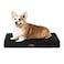 Bedsure Large Dog Bed for Crate Comfy Flat Pet Beds with Removable Washable Cover Orthopedic Egg Crate Foam Crate Mat Suitable for Pet Up to 50 lbs