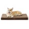 Bedsure Large Dog Bed for Crate Comfy Flat Pet Beds with Removable Washable Cover Orthopedic Egg Crate Foam Crate Mat Suitable for Pet Up to 50 lbs