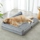BFPETHOME Orthopedic Dog Beds for Large DogsWaterproof Sofa Dog Bed with Removable Washable Cover Big Pet Bed with Waterproof Lining and Nonskid BottomPet Bed for Large Dogs