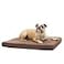 Barkbox Orthopedic Dog Bed with Memory Foam Premium Comfort for Dogs and Puppies Dog Bed for Joint Relief and Restful Sleep Durable and Easy to Clean Espresso Medium