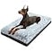 KISYYO Premium Washable Orthopedic Dog Bed 41 Extra Large Crate Mat with NonSlip Base Plush Support for Pets Up to 90 lbs Grey