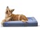 Casper Dog Bed Plush Memory Foam Small Blue