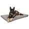 MidWest Homes for Pets XL QuietTime Deluxe Gray Ombr Swirl Plush Pet Bed Machine Washable NonSkid Bottom Soft Crate Mat for 48inch Crates