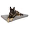 MidWest Homes for Pets XL QuietTime Deluxe Gray Ombr Swirl Plush Pet Bed Machine Washable NonSkid Bottom Soft Crate Mat for 48inch Crates