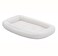 MidWest Homes for Pets XXL QuietTime Double Bolster Pet Bed White Plush 54Inch Crate Mat with Stacked Bolsters Machine Washable Secure Fit with Elastic Straps