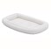 MidWest Homes for Pets XXL QuietTime Double Bolster Pet Bed White Plush 54Inch Crate Mat with Stacked Bolsters Machine Washable Secure Fit with Elastic Straps