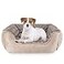 JOEJOY Rectangle Dog Bed for Large Medium Small Dogs Machine Washable Sleeping Dog Sofa Bed NonSlip Bottom Breathable Soft Puppy Bed Durable Orthopedic Calming Pet Cuddler Multiple Size Beige