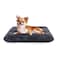 JOEJOY Dog Bed Crate Pad Deluxe Plush Washable Dog Beds Fulffy Soft Kennel Pad AntiSlip Pet Sleeping Mat for Small Dogs 23 x 18 Grey