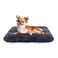 JOEJOY Dog Bed Crate Pad Deluxe Plush Washable Dog Beds Fulffy Soft Kennel Pad AntiSlip Pet Sleeping Mat for Small Dogs 23 x 18 Grey
